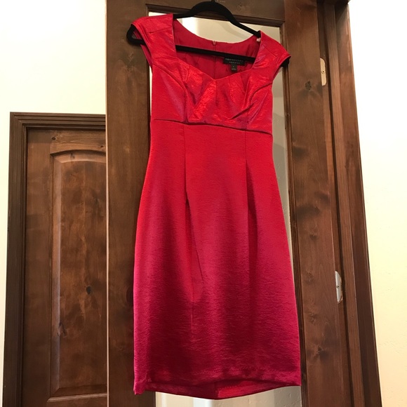 Worn once * Head Turner! Red Sweetheart Dress - Picture 3 of 7